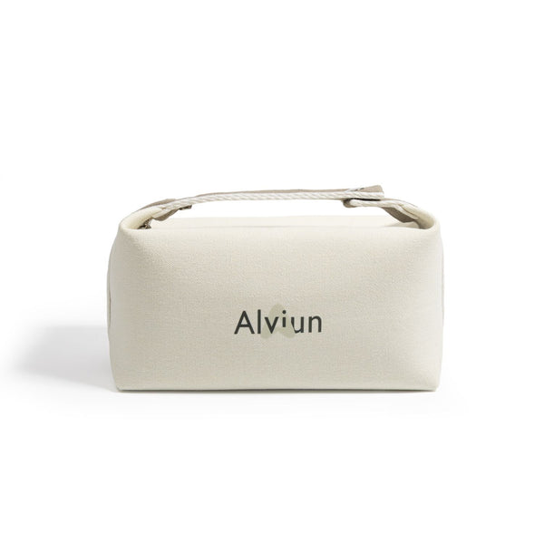 Canvas Toiletry Bag, Cream