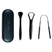 Tongue Cleaner Set, Matte Black